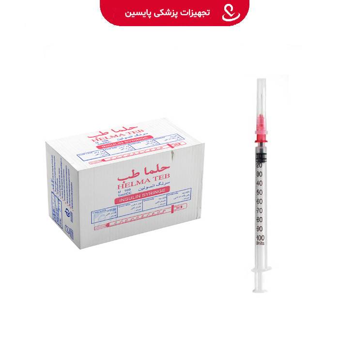 سرنگ انسولین حلما لوئرلاک گیج 27