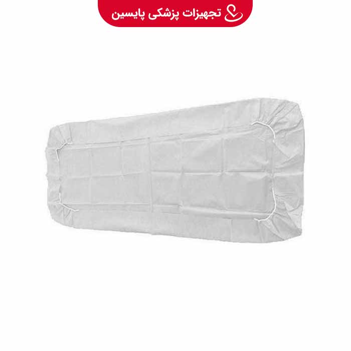 ملحفه کشدار یکبار مصرف سفید 25 گرم سایز 220*120
