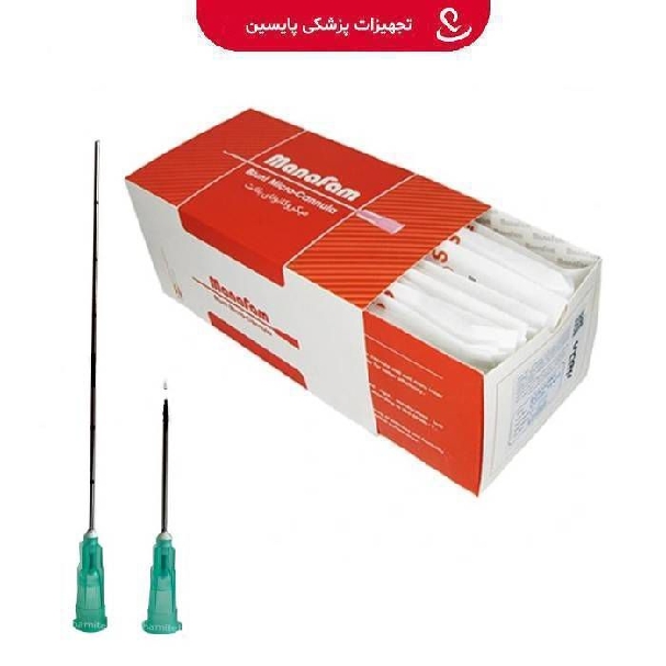 سر سوزن میکروکانولا مانافام گیج 21 طول 70