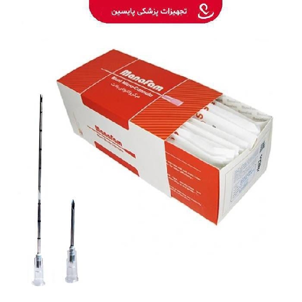 سرسوزن میکروکانولا مانافام گیج 16 طول 90