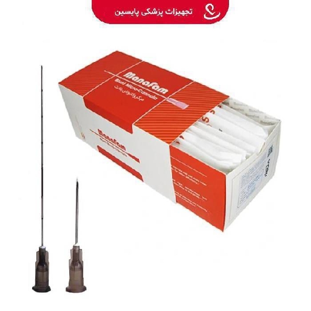 سرسوزن میکروکانولا مانافام گیج 22 طول 50