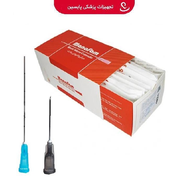 سرسوزن میکروکانولا مانافام گیج 23 طول 50