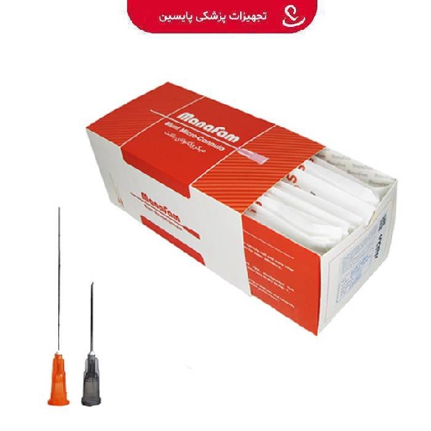 سرسوزن میکروکانولا مانافام گیج 25 طول 70