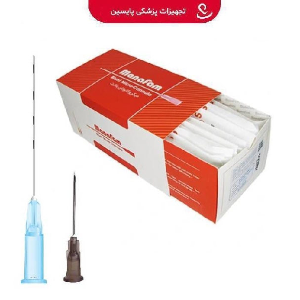 سرسوزن میکروکانولا مانافام گیج 23 طول 70