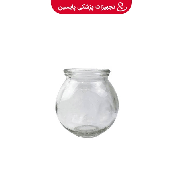 لیوان بادکش شیشه ای سایز 2