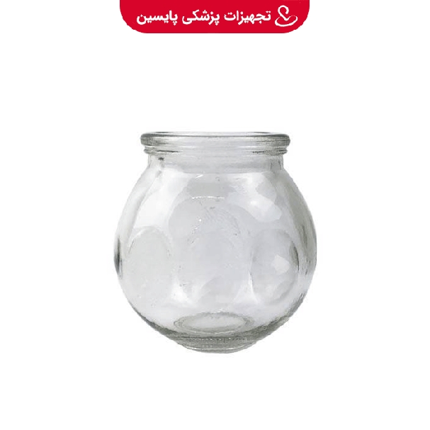 لیوان بادکش شیشه ای سایز 4
