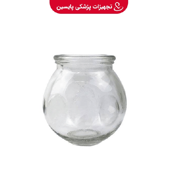 لیوان بادکش شیشه ای سایز 5